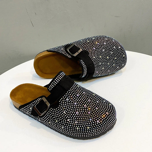 Ava Rhinestone Clogs