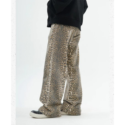 Zoe Baggy Fit Leopard Jean