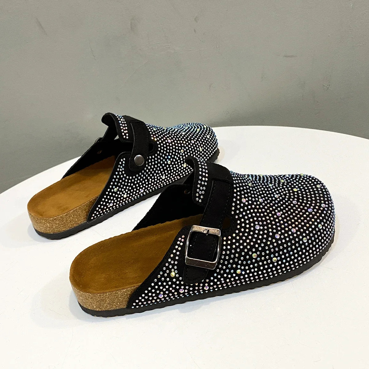 Ava Rhinestone Clogs