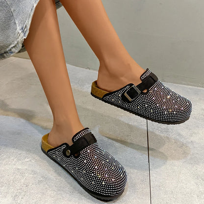 Ava Rhinestone Clogs