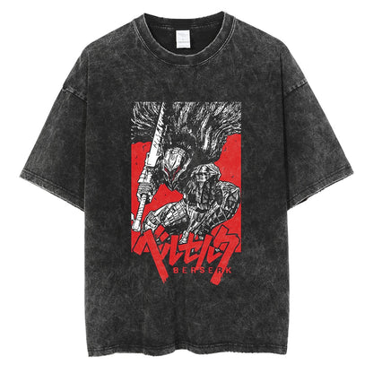 Acid Washed Berserk Print T