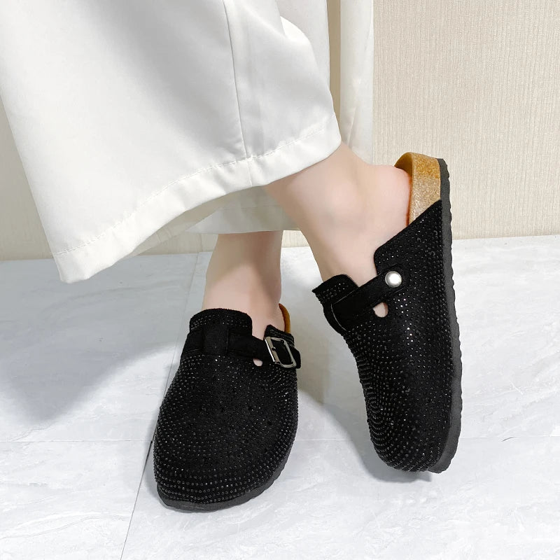 Ava Rhinestone Clogs