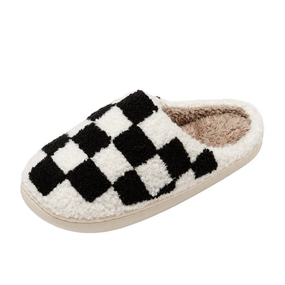 Women's Checkered Slippers