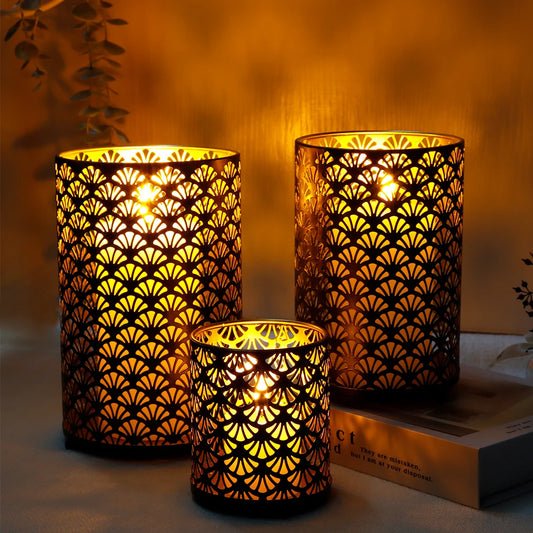 Lumen & Co Beacon Candle Holders (3pc Set)