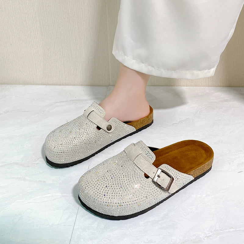 Ava Rhinestone Clogs