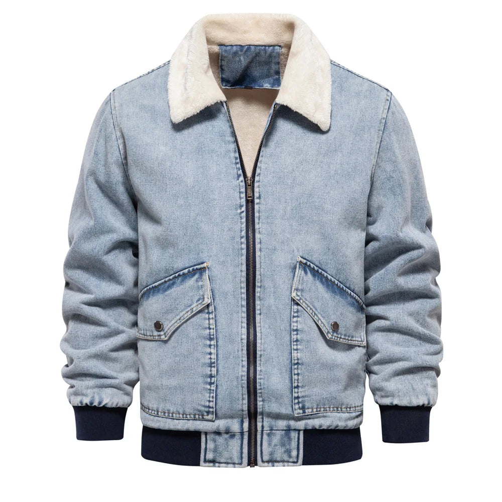 Baxter Denim Bomber