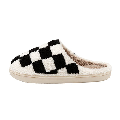 Women's Checkered Slippers